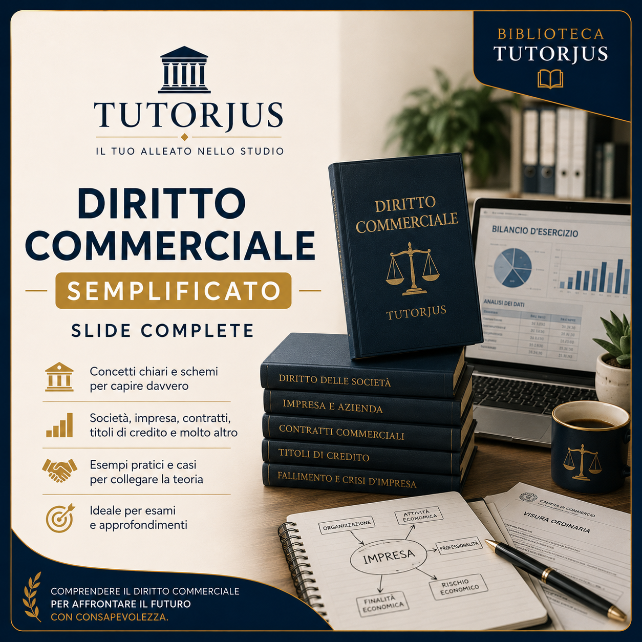Biblioteca Tutorjus - Corso di diritto commerciale base