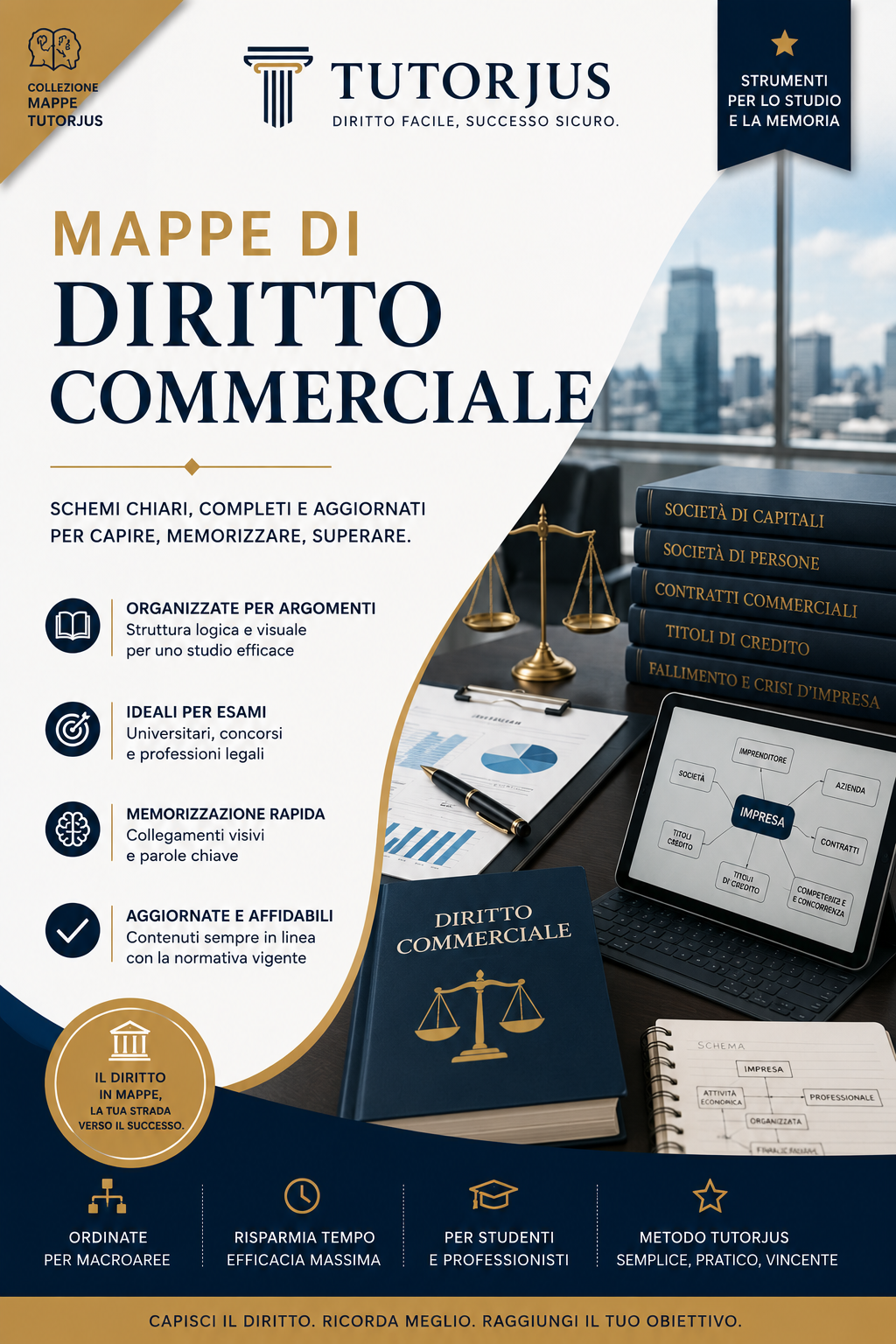 Biblioteca Tutorjus - Diritto commerciale mappe