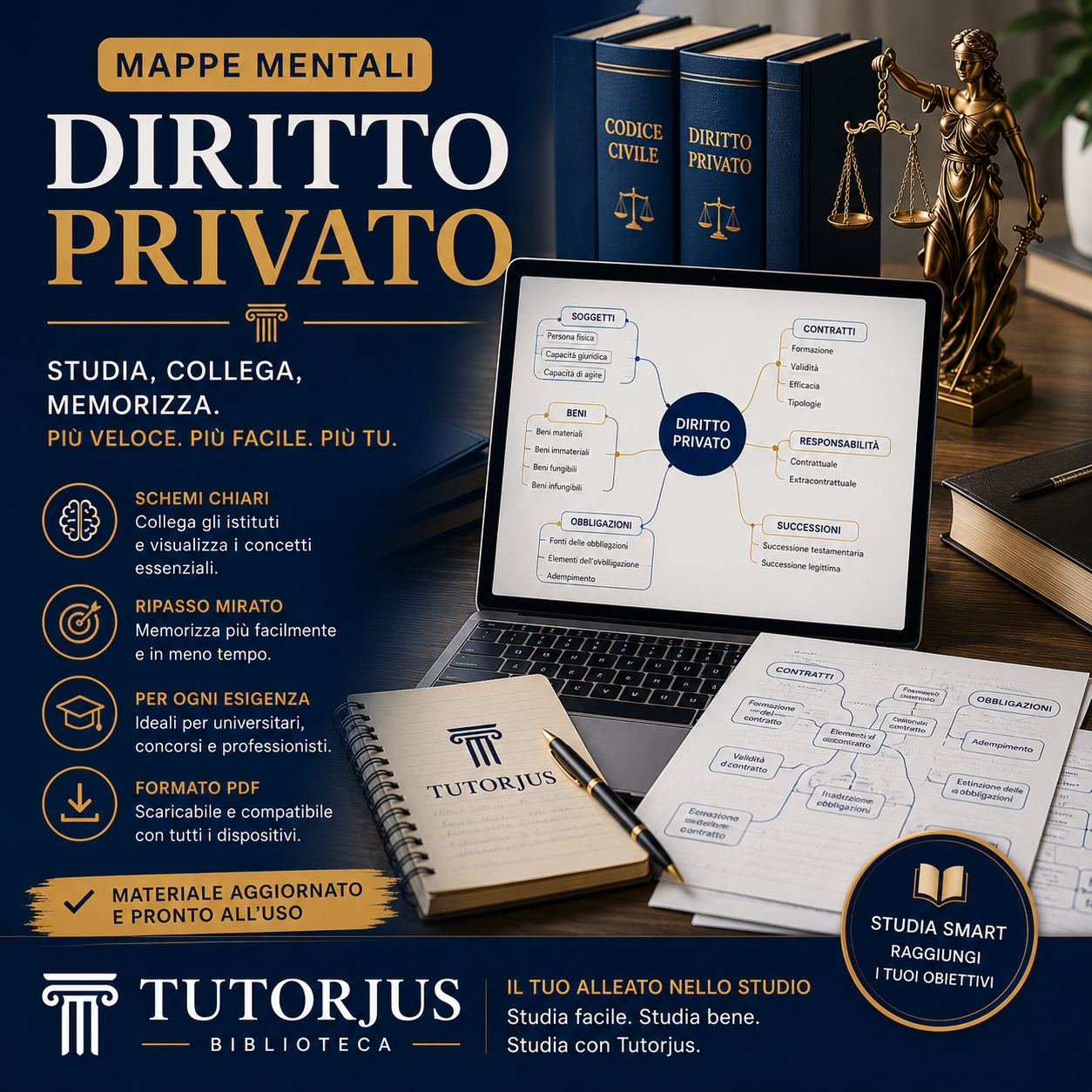 Biblioteca Tutorjus - Diritto privato mappe